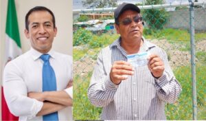 Bladimir Zainos cobró a los vecinos una obra que se está despedazando 