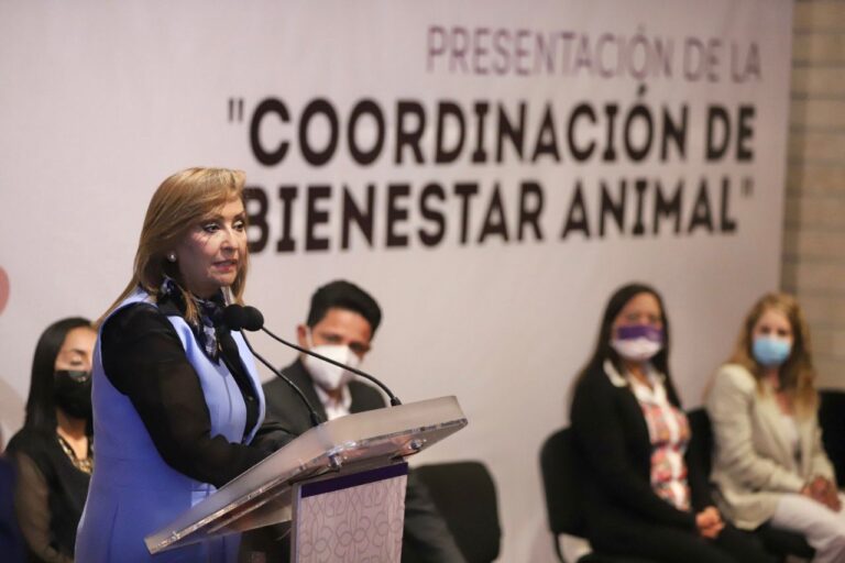 PRESIDIÓ GOBERNADORA LORENA CUÉLLAR PRESENTACIÓN DE LA COORDINACIÓN DE BIENESTAR ANIMAL