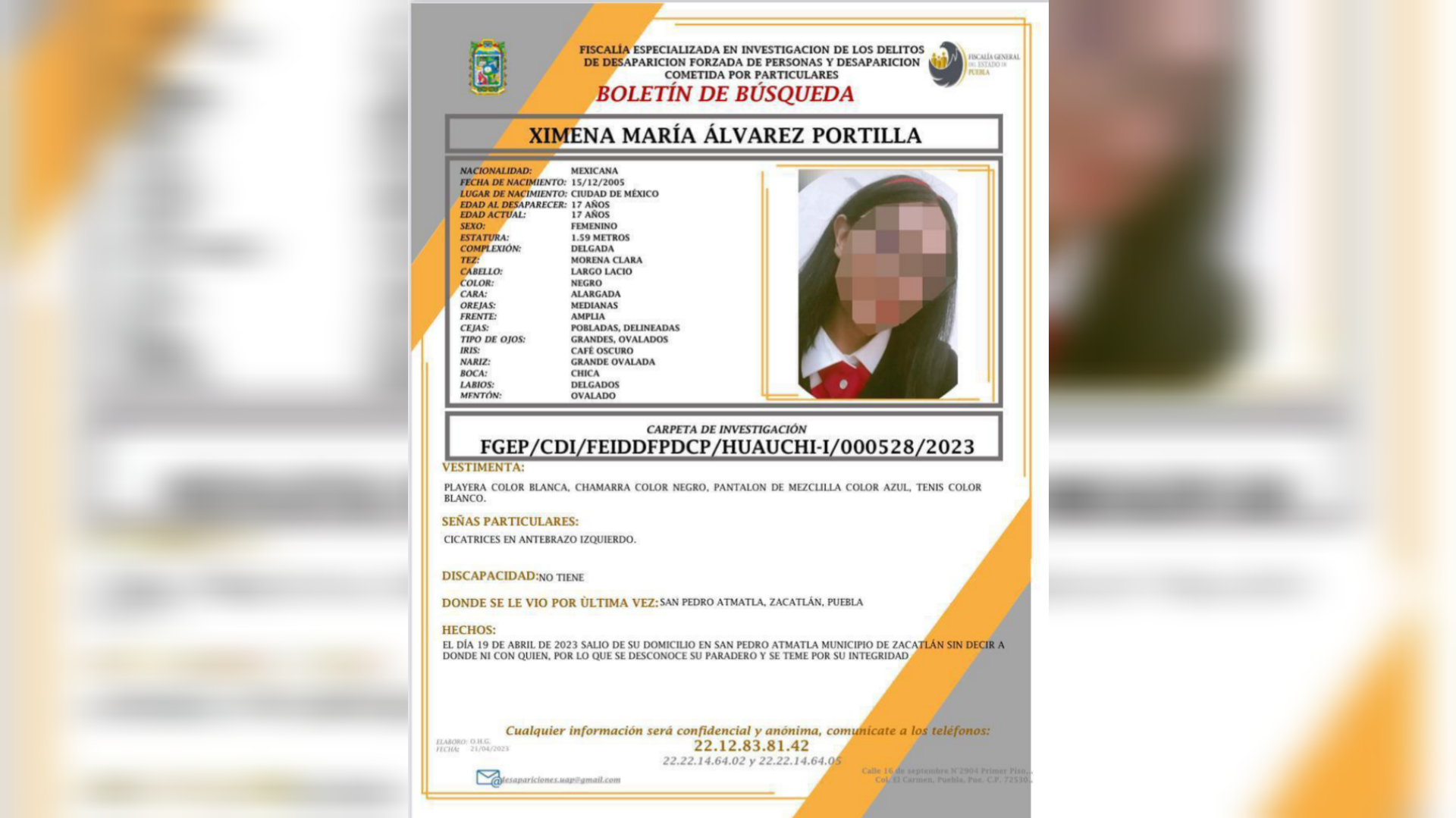 Mujer baleada en San Pablo del Monte es de Puebla y estaba reportada como desaparecida