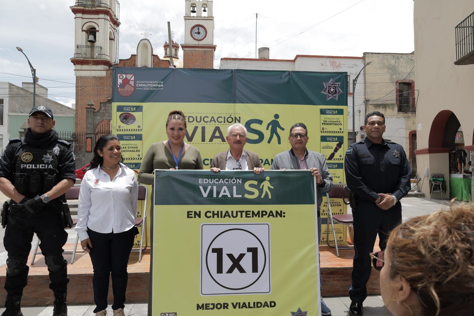 Inician en Chiautempan campaña “1X1 Mejor Vialidad”