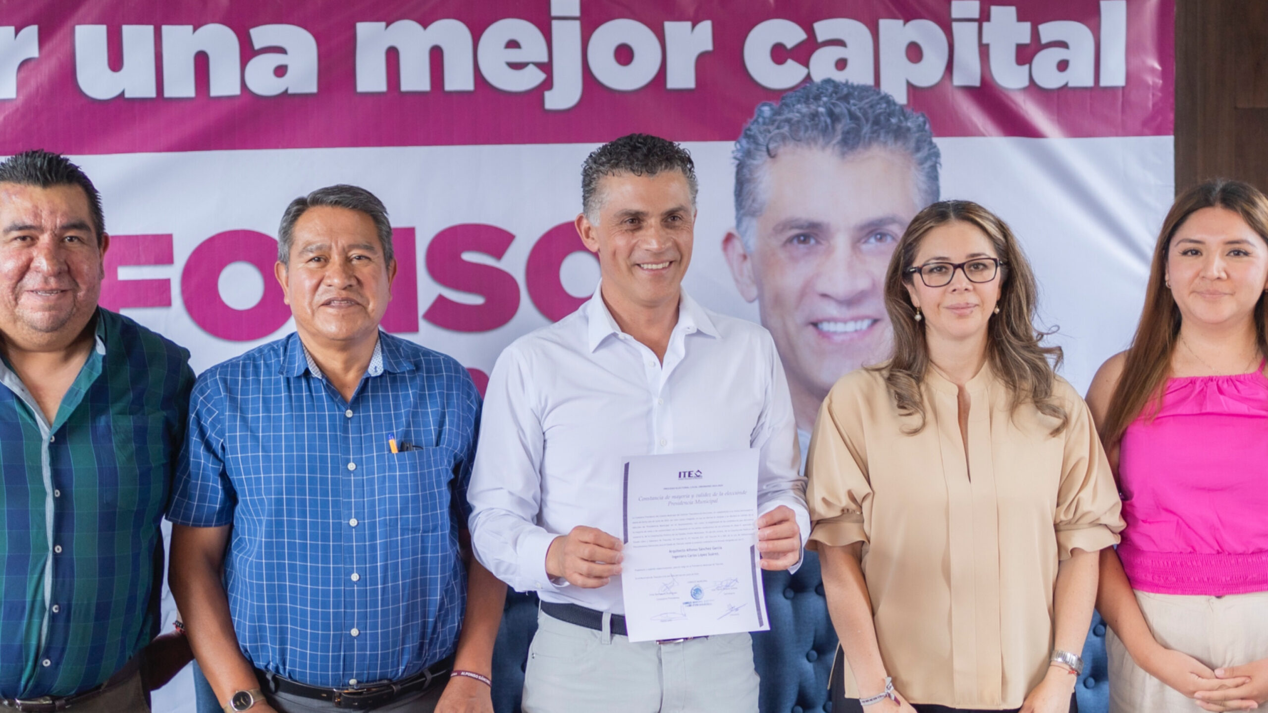 Alfonso Sánchez García, es oficialmente Presidente Municipal Electo de Tlaxcala