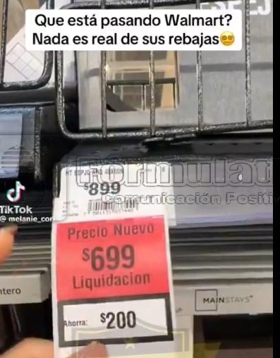Exhiben precios fraudulentos de Walmart durante este Buen Fin