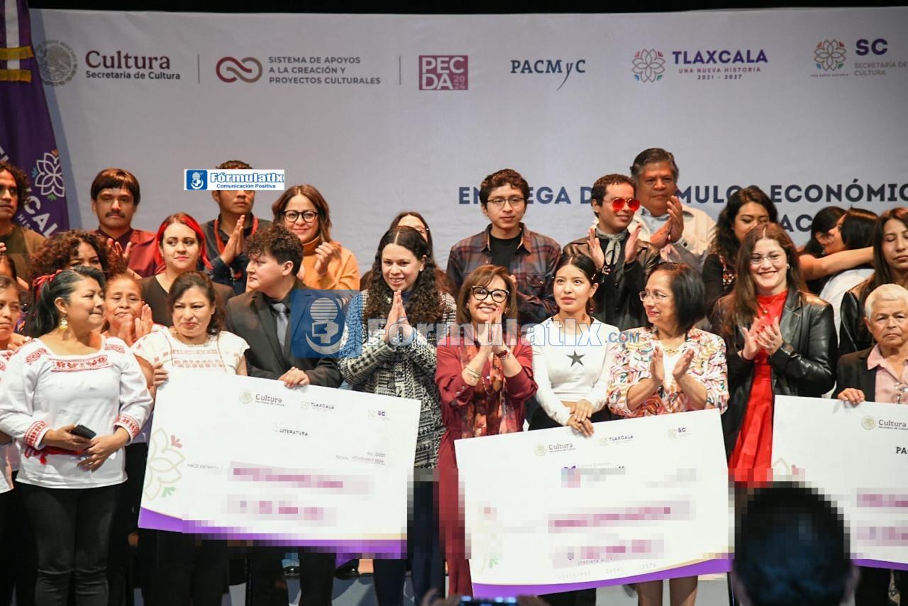 ENTREGA GOBERNADORA ESTÍMULOS ECONÓMICOS A CREADORES Y ARTISTAS
