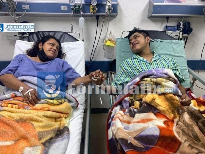 Una madre obsequió su riñón izquierdo a su hijo Alan