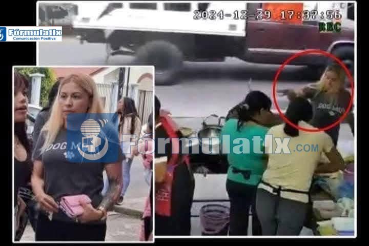 Es detenida mujer que lanzó aceite a vendedoras de comida en Veracruz