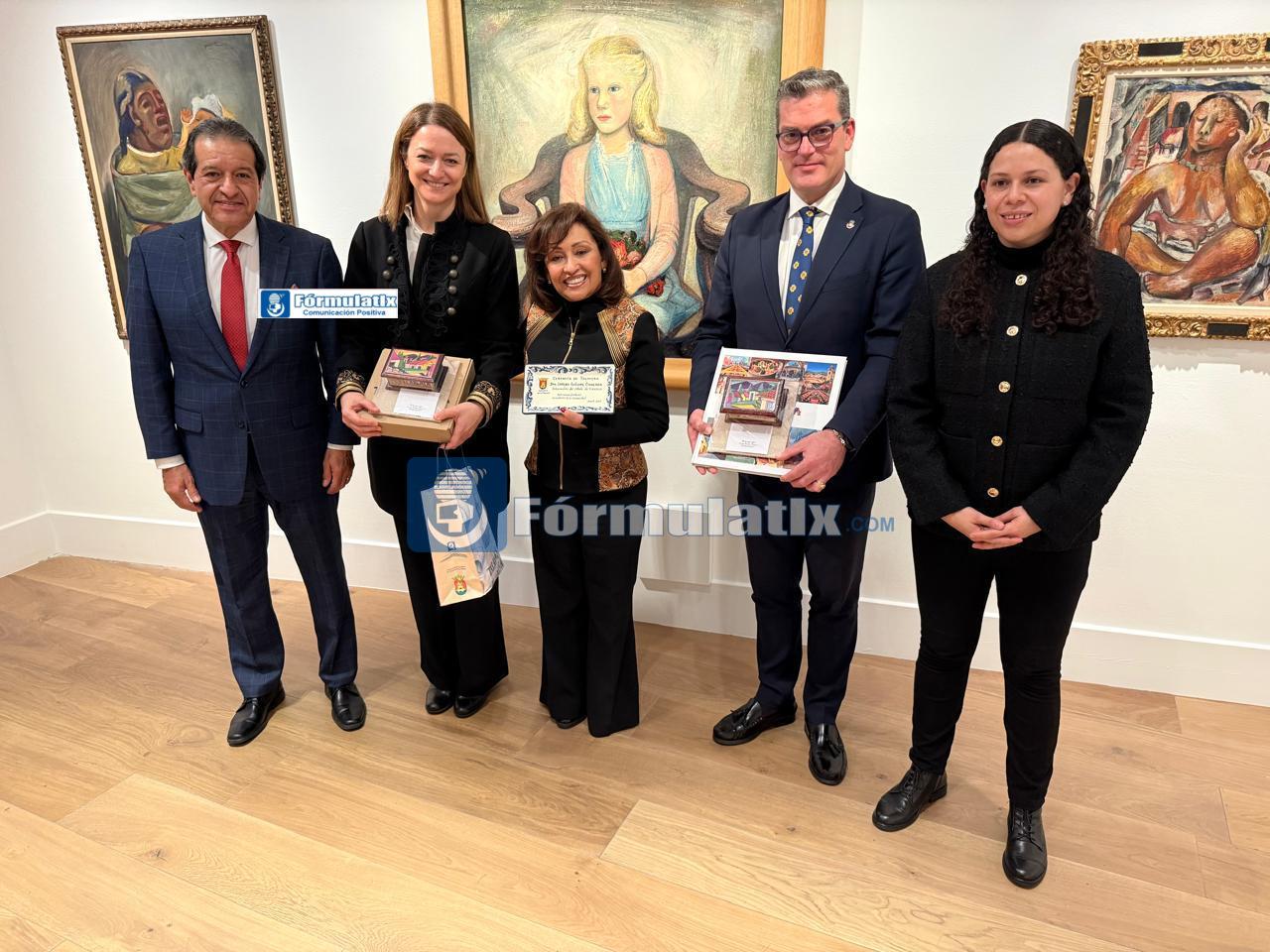 SE REÚNE GOBERNADORA LORENA CUÉLLAR CON AUTORIDADES DE TALAVERA, EN ESPAÑA