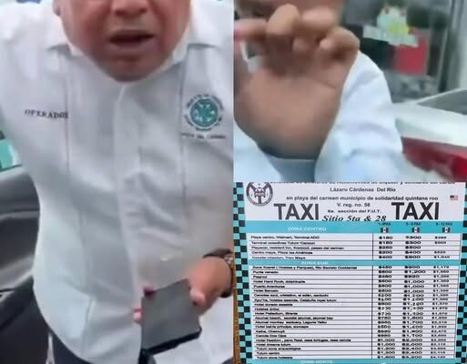 Taxistas extorsionan a conductores de UBER en Quintana Roo