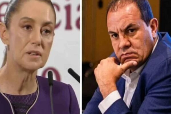 Claudia Sheinbaum se lava las manos sobre polémica de Cuauhtémoc Blanco por jugar pádel en sesión virtual