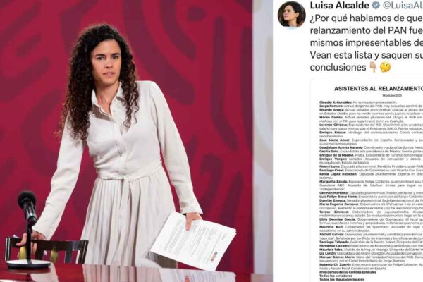 A Luisa Alcalde “le incomoda” el relanzamiento del partido: Diputadas del PAN