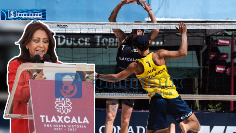 Voleibol de Playa es un rotundo fracaso en Tlaxcala; Lorena Cuéllar dice que no hay delincuencia 