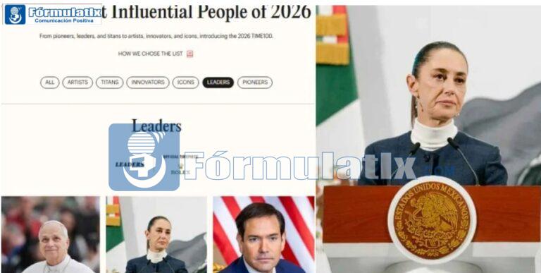 Claudia Sheinbaum aparece entre las 100 personas más influyentes de la Revista Time de este año