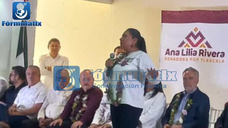 Al ritmo de “gobernadora”, Ana Lilia Rivera toma fuerza en la Convención Tlaxcala