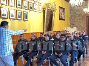 Capacitan a elementos de seguridad de Tlaxco en derechos humanos y actuación policial